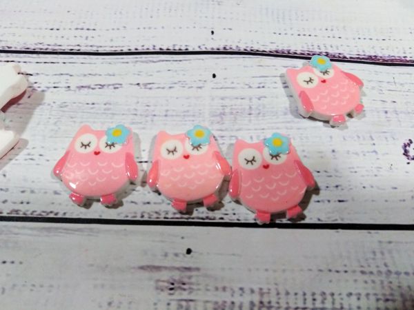 Серединка Совушка. Размер 2,1*2 см