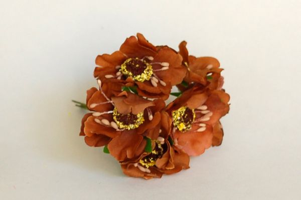 Дикий мак. Кавовий. 4,5 см